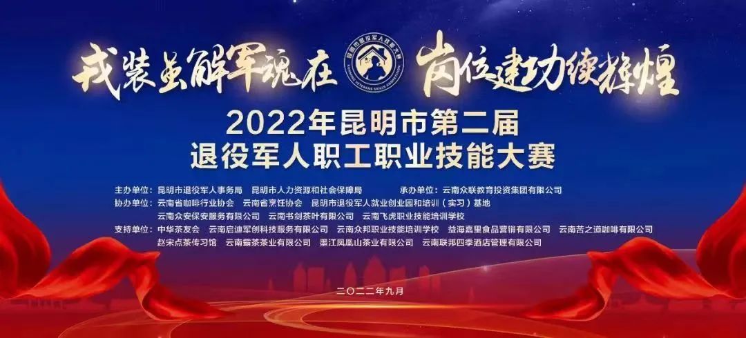 赛事回顾 | 2022年昆明市第二届退役军人职工职业技能大赛